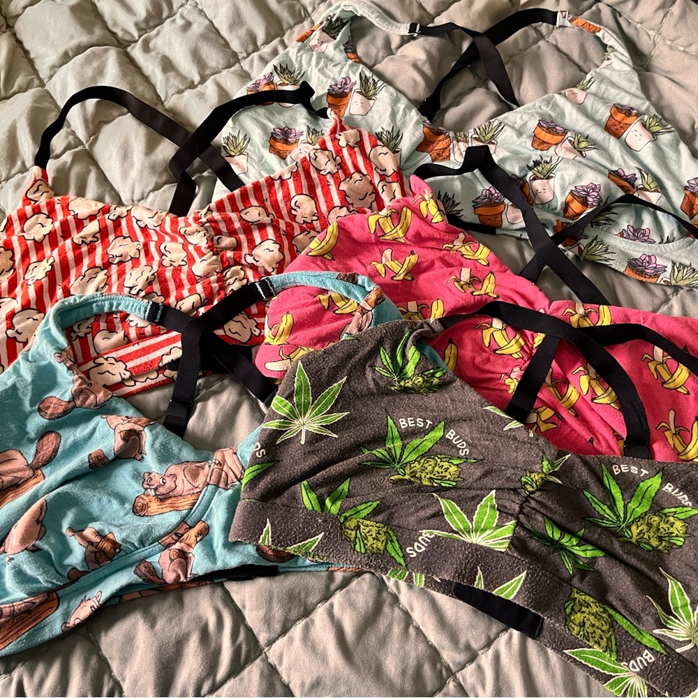 MeUndies Patterned bralettes